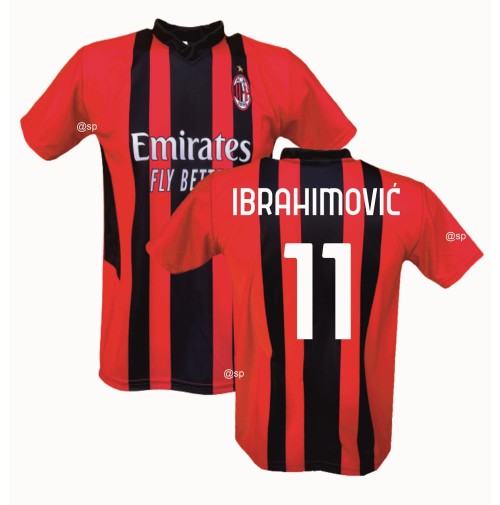 Maglia Milan Ibrahimovic' Zlatan ufficiale replica 2021/22  prodotto ufficiale